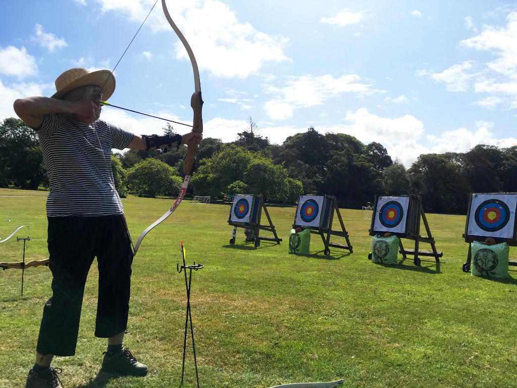 Archery Course at Clowence House Cornwall H2O Training